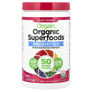 Orgain, Organic Superfoods™ + Probiotics Super Nutrition Powder, Berry, 9.9 oz (280 g)