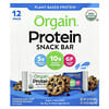 Orgain, Camilan Batangan Protein dari Tanaman, Adonan Kue Kering Cokelat, 12 Batangan, Masing-Masing 40 g (1,41 ons)