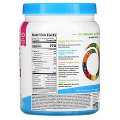 Orgain, Organic Protein & Superfoods Powder, Plant Based, Creamy Chocolate Fudge, 1.12 lbs (510 g)