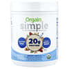 Orgain, Simple, Proteína de origen vegetal en polvo, Vainilla cremosa, 567 g (1,25 lb)