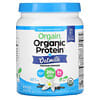 Organic Protein（オーガニックプロテイン）パウダー＋オートミルク、植物性、バニラビーン、479g（1.05ポンド）