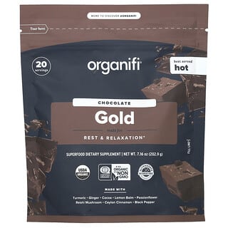 Organifi, Gold, Chocolate, 202,9 g (7,16 oz)