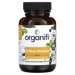 Organifi, Critical Immune, 30 капсул