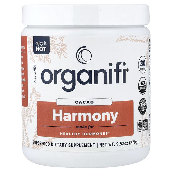 Organifi, Harmony, Cacao, 9.52 oz (270 g) — product photo 1