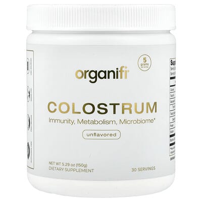 Organifi, Colostrum, Unflavoured, 5.29 oz (150 g)