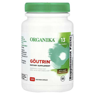 Organika, Goutrin® with Cherry Fruit Powder, 120 Vegetarian Capsules