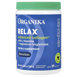 Organika, Enhanced Collagen™, Relajación, 250 g (8,82 oz)