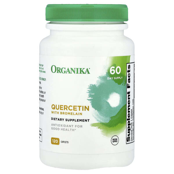 Organika, 槲皮素菠蘿蛋白酶，120 囊片
