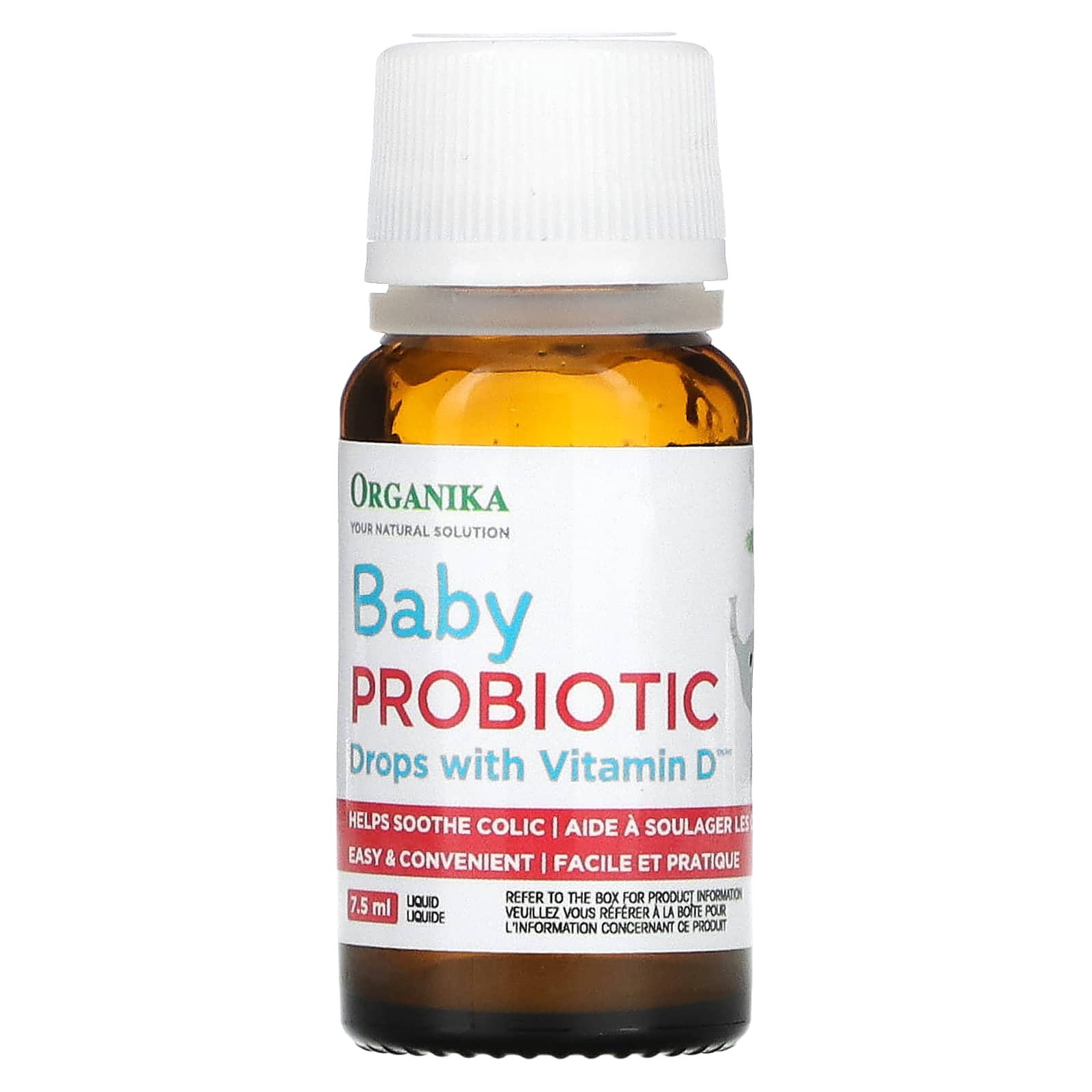 Organika, Baby Probiotic Drops with Vitamin D, 03 Years , 0.25 fl oz
