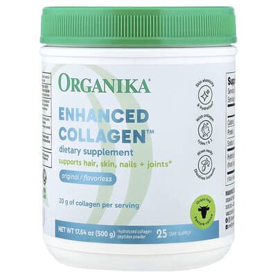 Organika, Enhanced Collagen™, Original Flavor, 17.64 oz (500 g)