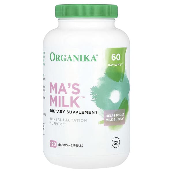 Organika, Ma's Milk，草本泌乳幫助，120 粒素食膠囊
