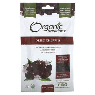 Organic Traditions, Dried Cherries, 3.5 oz (100 g)