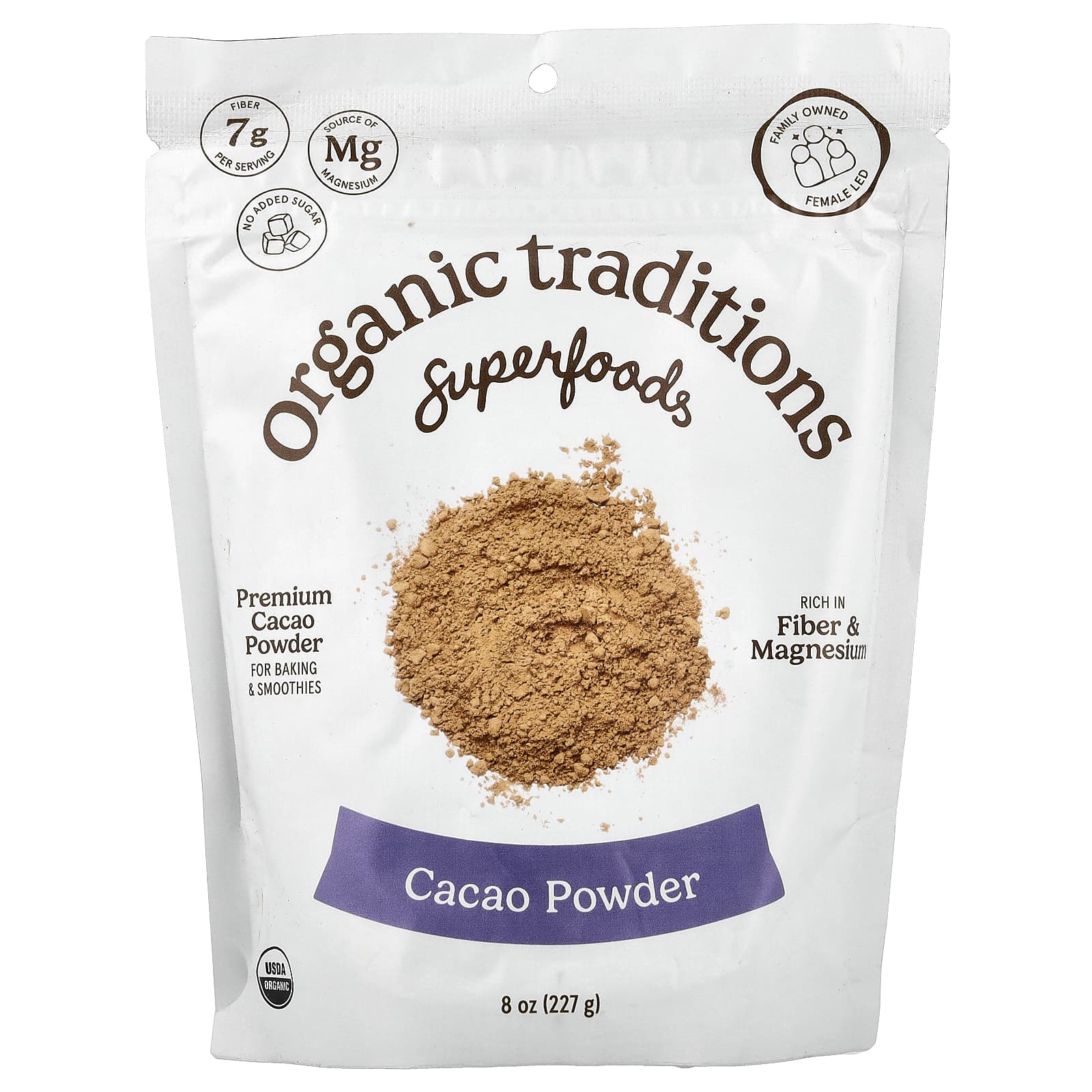 【cacaoページ】 Superfoods, Cacao Powder, 8 oz (227 g)