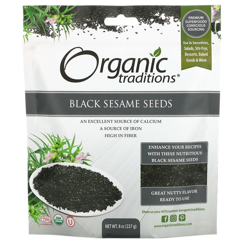 Semillas de sésamo negro x 100 gr - Dietetica Lanus