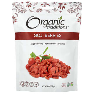 Organic Traditions, Goji Bär, 8 oz (227 g)