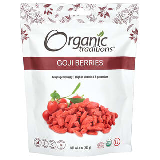 Organic Traditions, Bayas de goji`` 227 g (8 oz)