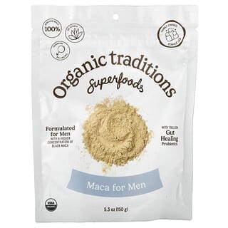 Organic Traditions, Maca para Homens com Probióticos, 150 g (5,3 oz)
