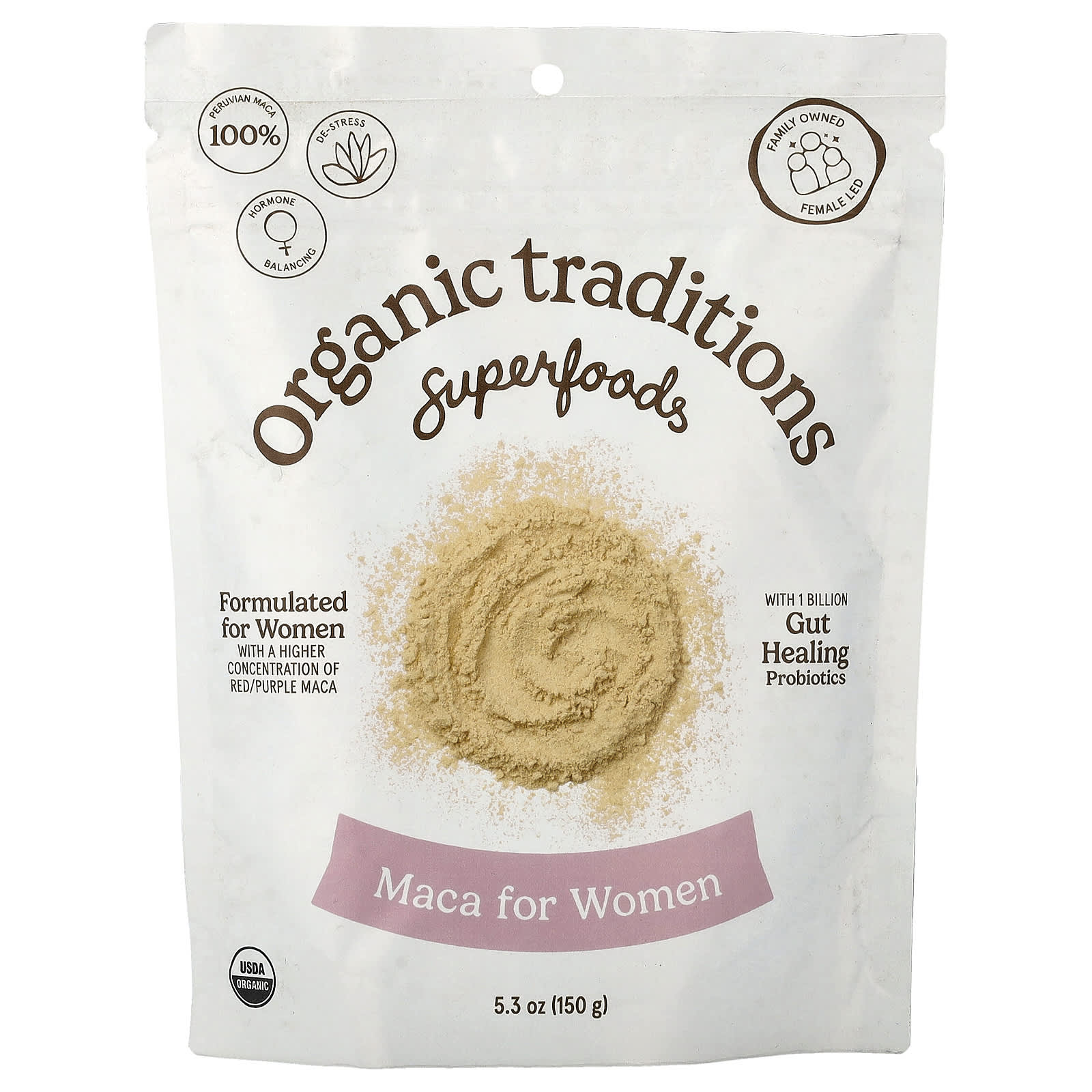 Organic Traditions Superfoods, Maca For Women – 150 g de Organic Traditions