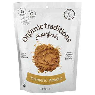 Organic Traditions, Turmeric Powder, 16 oz (454 g)