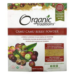 Organic Traditions, カムカムベリー粉末、100g（3.5オンス）