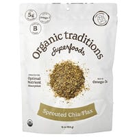 أورجانيك تراديشنز, Superfoods ، بذور الشيا / الكتان ، 16 أونصة (454 جم)