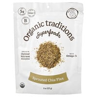 أورجانيك تراديشنز, Superfoods ، بذور الشيا / الكتان ، 8 أونصات (227 جم)