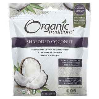 Organic Traditions, 椰絲，8 盎司（227 克）
