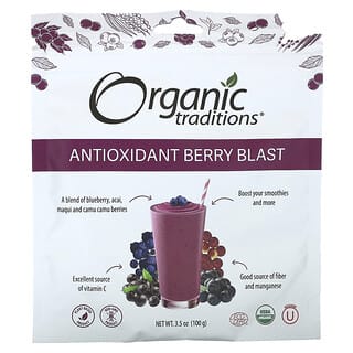 Organic Traditions, Antioxidant Berry Blast, 3.5 oz (100 g)
