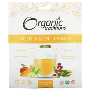Organic Traditions, Mistura para Imunidade a Ouro, Instantânea, 80 g (2,8 oz)