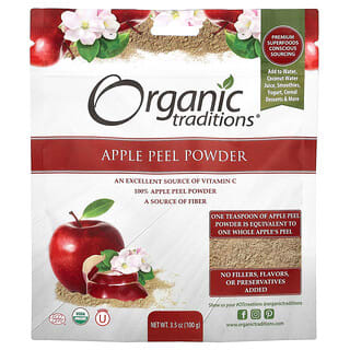 Organic Traditions, Apple Peel Powder, 3.5 oz ( 100 g)