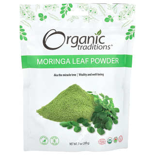 Organic Traditions, Moringa Leaf Powder, 7 oz (200 g)
