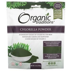 Organic Traditions‏, אבקת כלורלה, 150 גרם (5.3 אונקיות)