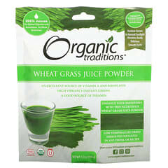 Organic Traditions, Zumo de hierba de trigo en polvo, 150 g (5,3 oz)