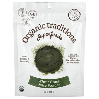 Organic Traditions, 밀싹즙 분말, 150g(5.3oz)