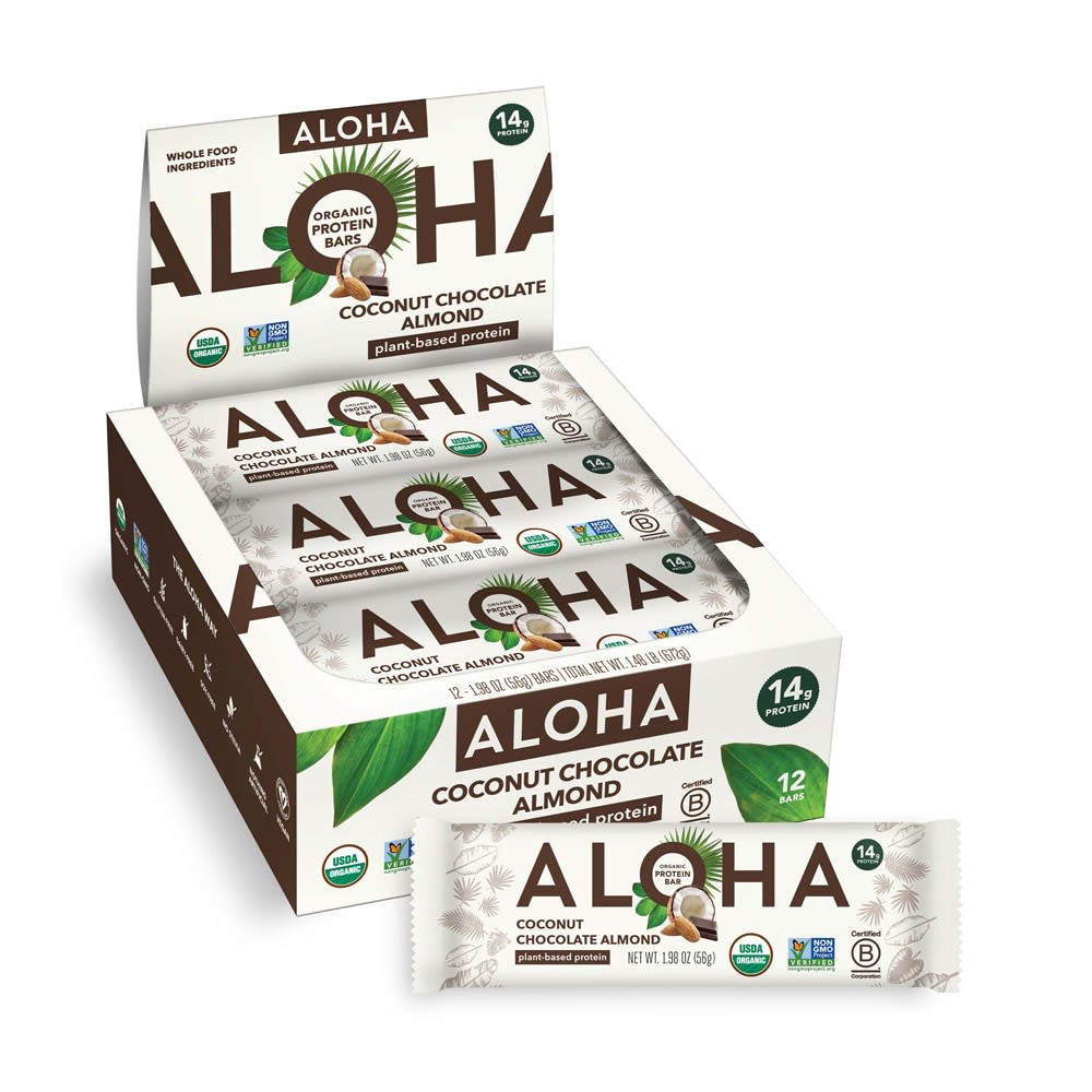Organic Protein Bars, Coconut Chocolate Almond