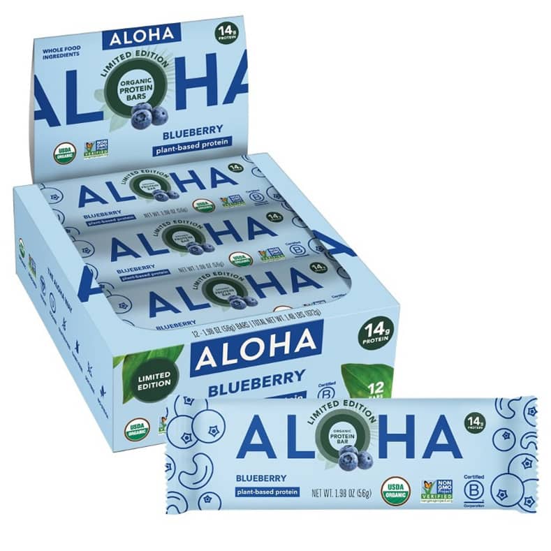 Organic Protein Bars, Blueberry
