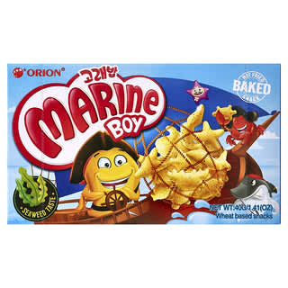 Orion, Marine Baby, Lanche à Base de Trigo, Algas Marinhas, 40 g (1,41 oz)