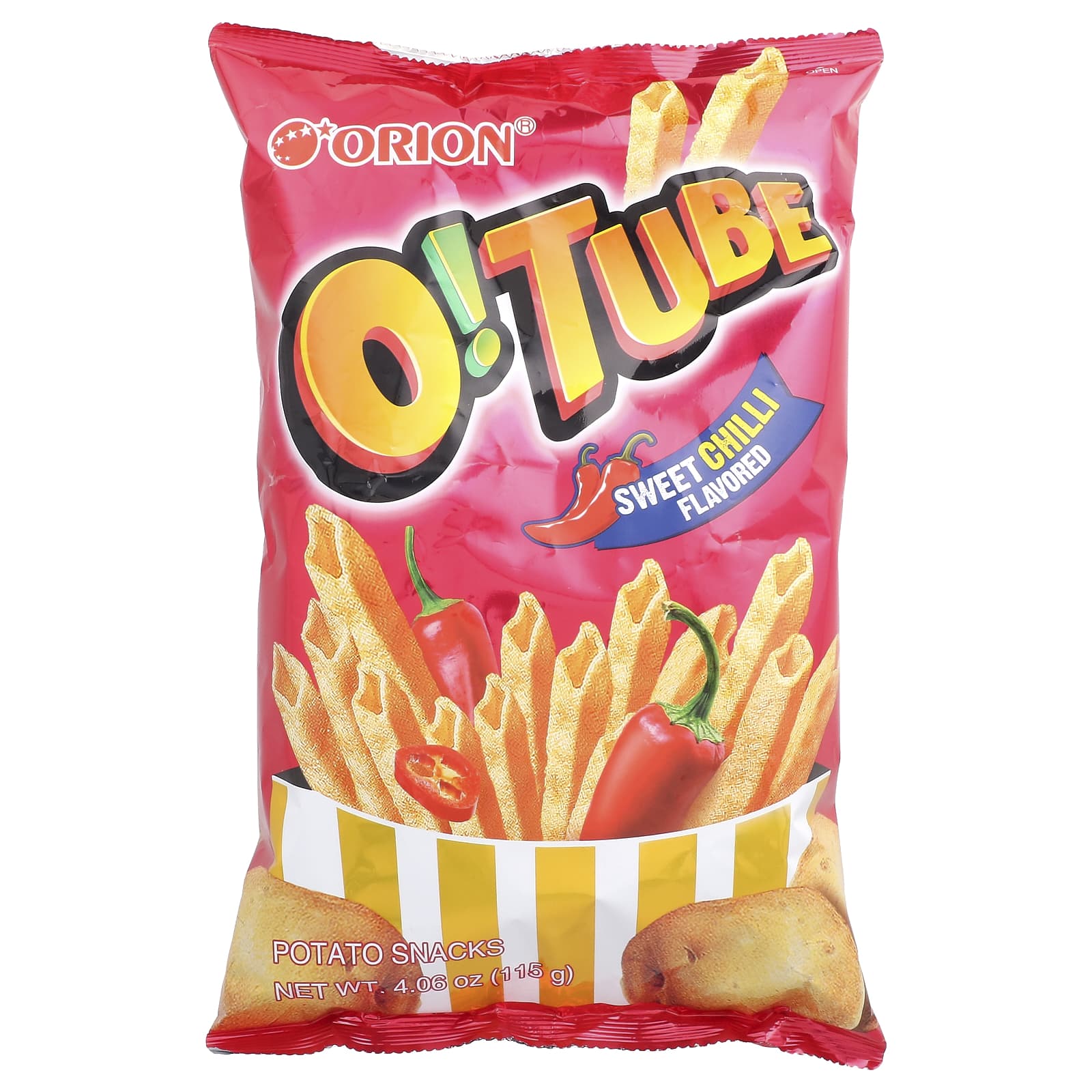 O!Tube（O！チューブ）、ポテトスナック、スイートチリ、115g