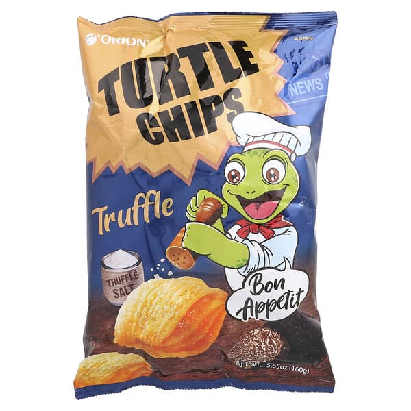 Orion, Turtle Chips, Truffel, 5,65 oz (160 g)