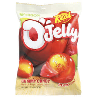 Orion, Real O'Jelly, caramelle gommose, prugna, 67 g