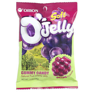 Orion, Soft O'Jelly Gummy Candy, Fruchtgummis, Traube, 66 g (2,33 oz.)