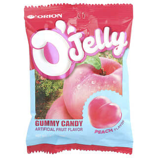 Orion, O'Jelly Gummy Candy, Peach, 2.33 oz (66 g)