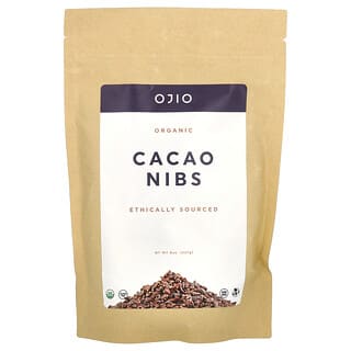 Ojio, органічна какао крупка, 227 г (8 унцій)