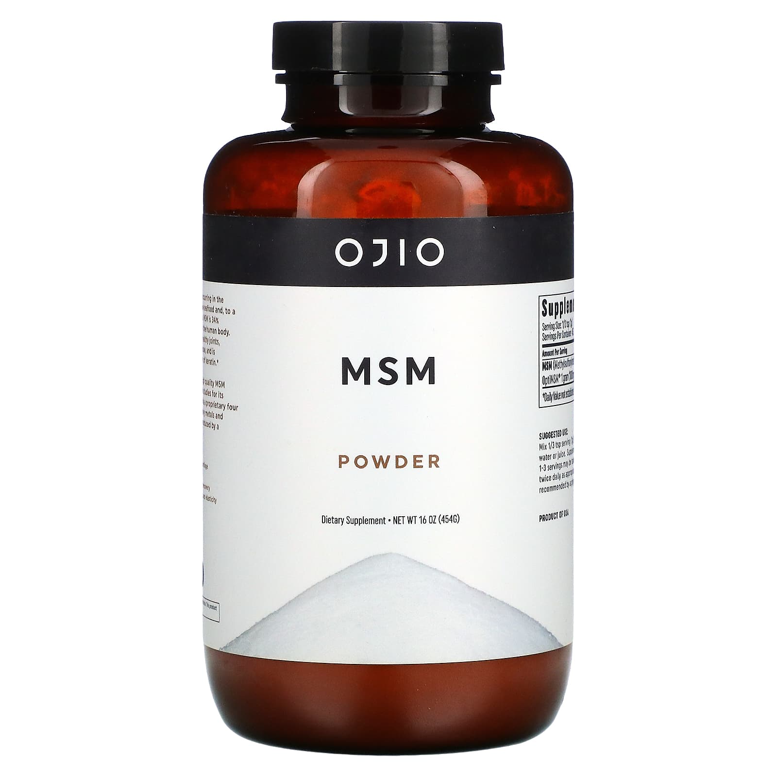 Ojio Msm Powder 16 Oz 454 G