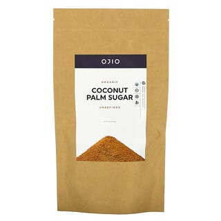 Ojio, 유기농 코코넛야자설탕, 비정제, 340g(12oz)