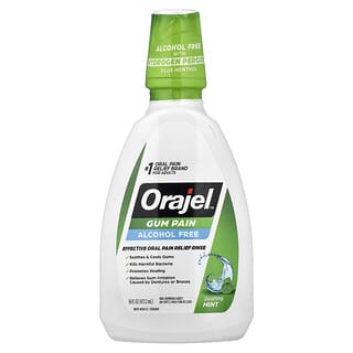 Orajel, Gum Pain, Alcohol Free, Soothing Mint, 16 fl oz (473.2 ml)