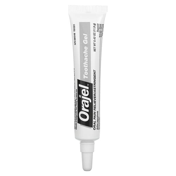 Orajel, Instant Pain Relief Gel, 3X Medicated For Toothache & Gum, 0.42 oz (11.9 g)