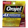 PM 4X Medicated For Toothache & Gum Cream, Creme für Zahnschmerzen und Zahnfleisch, 7 g (0,25 oz.)
