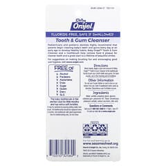 Orajel, Elmo Tooth & Gum Cleanser, Fluoride-Free, 3-24 Months, Bright Banana Apple, 1 oz (28.3 g)