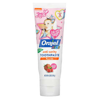 Orajel, Kids, Anti-Cavity Toothpaste, 2-10 Yrs, Natural Berry Pop, 4.2 oz (119 g)